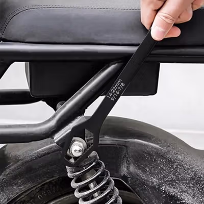 KRIOCY Kunci Ring Universal Torx Wrench Double Head 8mm 8-22mm 265mm - RL215 - Black — gambar 3
