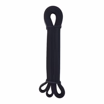 TaffSPORT Resistance Band Pull Up Fitness Gym Yoga Pilates Latex Size L - Y66OR - Black — gambar 3