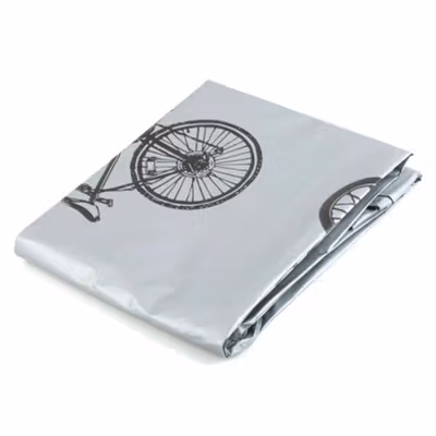 TaffSPORT Sarung Motor Sepeda Waterproof Parasut Bike Cover 200x100cm - CV200 - Gray — gambar 3