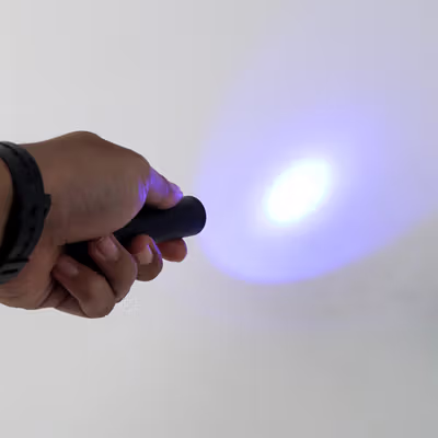 TaffLED Senter UV Mini Rechargeable Flashlight Ultraviolet 395nm - UV-395 - Black — gambar 3