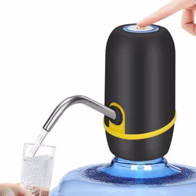 TaffHOME Pompa Elektrik Air Minum Galon Dispenser Rechargeable - K1 - Black — gambar 3