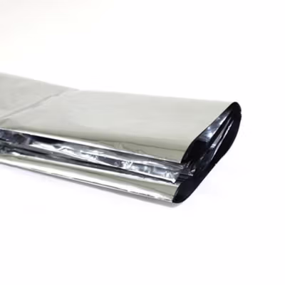 TaffSPORT Selimut Darurat Emergency Blanket Thermal 130x210cm - SL03-001 - Silver — gambar 3