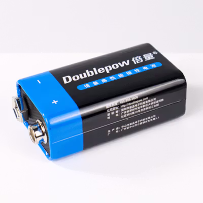 Doublepow Baterai 9V Non-Rechargeable 1 PCS - Black/Blue — gambar 3