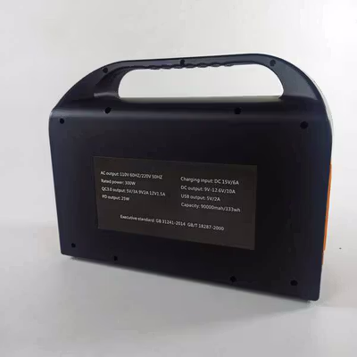 FLH Power Supply Portable Outdoor Emergency Charging 300W 90000mAh - FLH-300 - Black — gambar 3