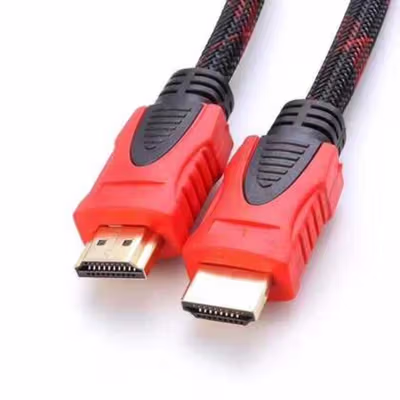 High Speed HDMI to HDMI Cable OD7.3mm Gold Plated 1080P 10M - HYX - Black — gambar 3