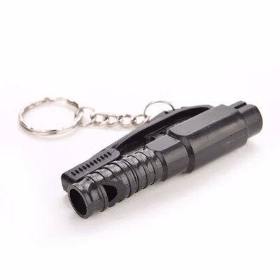 Alloet Safety Glass Breaker Pemecah Kaca Mobil Multifungsi - OD-0173 - Black — gambar 3