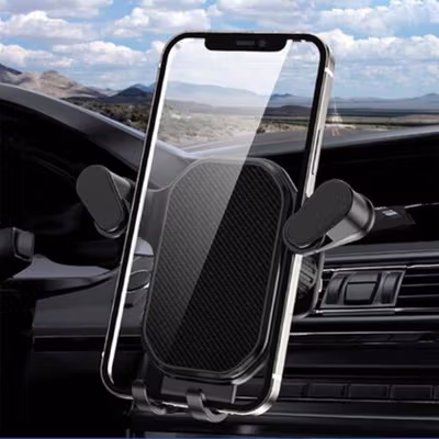 COOFUN Phone Holder Air Vent One Hand Operation Adjustable - ZM20 - Black — gambar 3