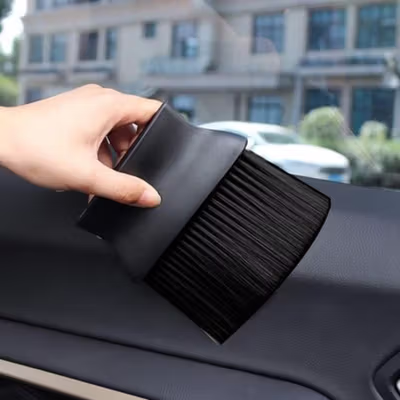 OTOHEROES Kuas Pembersih Mobil Interior Car Air Vent Detailing Brush - HK2 - Black — gambar 3
