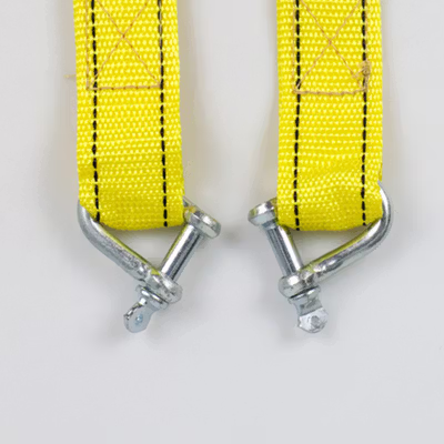 JEELY Tali Derek Mobil Emergency Tow Rope Metal Buckle U-Type 2.9M - JL30 - Yellow — gambar 3