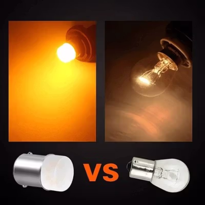 SEAMETAL Lampu Sein Mobil Rem Reverse LED 1156 BA15S 12-24V - ST56 - White — gambar 3