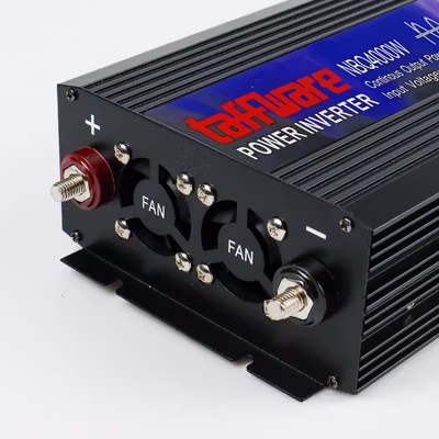Taffware Power Inverter Mobil Pure Sine Wave DC 12V to AC 220V 4000W - NBQ4000W - Black — gambar 3