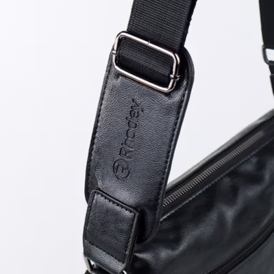 Rhodey Tas Selempang Messenger Crossbody Bag Pria - 8001 - Black — gambar 3