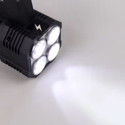TaffLED Senter LED P1000 Rechargeable Waterproof IP44 800 Lumens - SL16 - Black — gambar 3