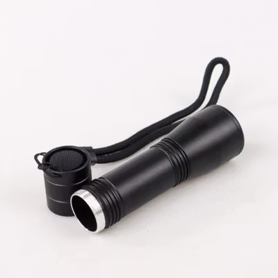 TaffLED Senter UV Ultraviolet Mini Flashlight Waterproof Zoomable Head - CT1 - Black — gambar 3