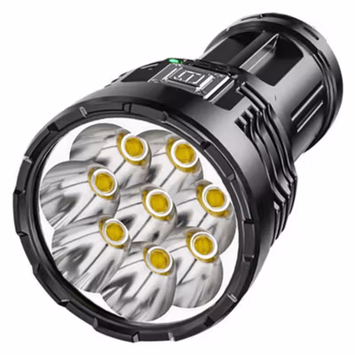 ZHIYU Senter LED Flashlight Waterproof USB Rechargeable XPE dan COB - S11 - Black — gambar 3