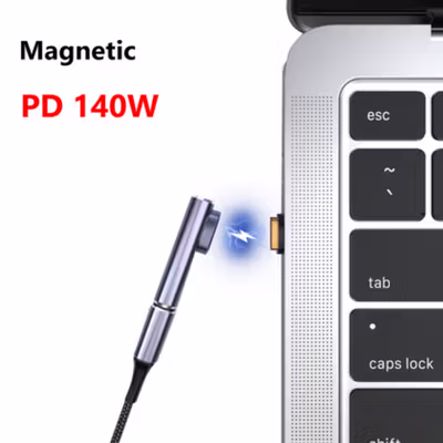 Chenyang Head Magnetic Connector USB Type C 4.0 Plug 40Gbps 140W - CH-42 - Golden — gambar 3