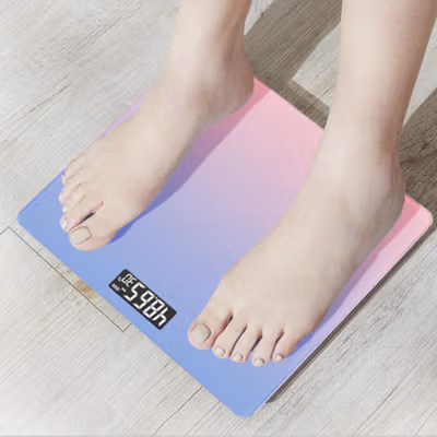 Taffware Digipounds Timbangan Badan Digital Scale Rechargeable 180kg - AR18 - Violet — gambar 3