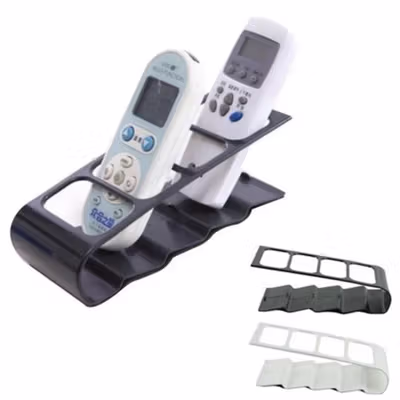 eTya Remote Control Stand Holder Rak Remot Model Susun 4 Slot - 34057 - Black — gambar 3