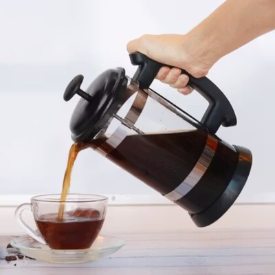 iCafilas French Press Coffee Maker Pot 1L - T35068 - Black — gambar 3