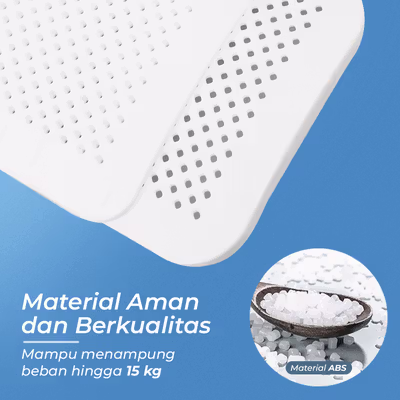 TaffHOME Cover Angin AC Retractable Three Board Windshield Deflector - HZ74 - White — gambar 3