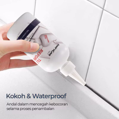 TaffHOME Lem Keramik Multifungsi Celah Ubin Tile Gap Sealant 280ml - TG17 - Black — gambar 3