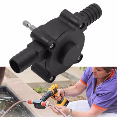 BENGU Pompa Air Bor Self-Priming Electric Drill Water Pump - JET101 - Black — gambar 3