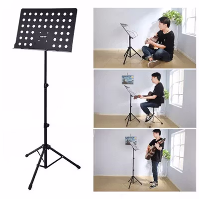 TaffSTUDIO Stand Partitur Musik Portable Folding Music Sheet Orchestra - P-06HC - Black — gambar 3