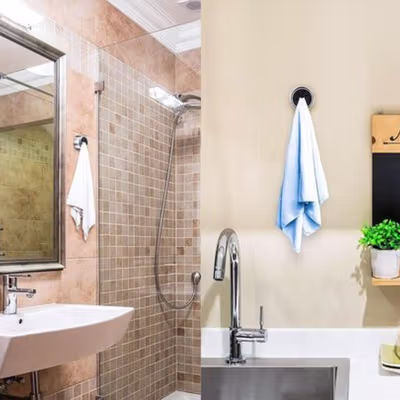 Eiqer Holder Gantungan Handuk Spiral Bathroom Towel Hanger 3 PCS - E-3C - Silver — gambar 3