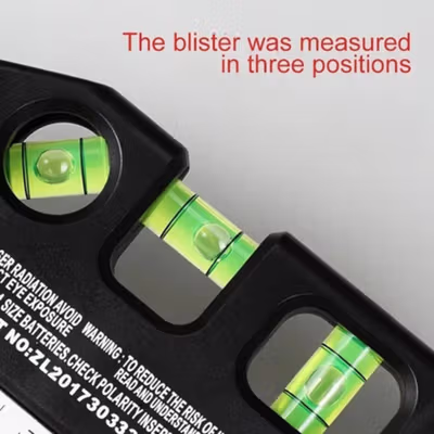FIXTA Laser Level 4in1 Magnetic Waterpass Ruler Tape Measure 2.5M - LEVELPRO3 - Black — gambar 3