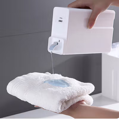 HOMEY Wadah Botol Refill Deterjen Cair Laundry Softener 1L - HM1L - White — gambar 3