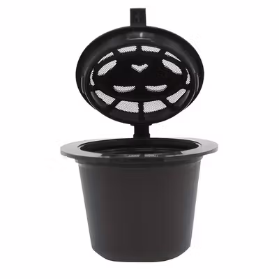 iCafilas Kapsul Kopi Reusable Coffee Capsule for Nespresso Machine - CC30 - Black — gambar 3
