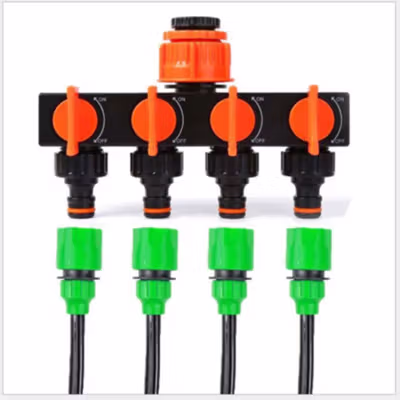 YUYAO Sambungan Selang Air Konektor Irigasi Taman Drat 3/4 Inch - YY811 - Orange — gambar 3