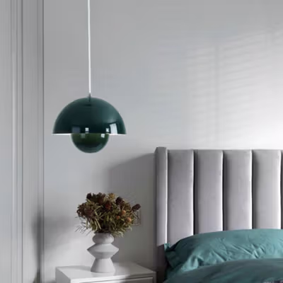 TaffLED Lampu Gantung Hias Flower Bud Pendant Light 3 Color 9W - BB9 - Green — gambar 3