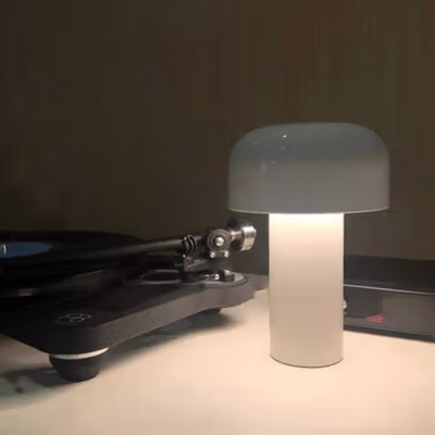CASAGD Lampu Meja Hias LED Mid 3 Color 2700-5700K 1800mAh - AFD-T1065 - White — gambar 3