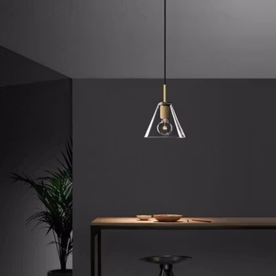 TaffLED Fitting Lampu Gantung Hias Nordic Minimalis E27 220V - KA27 - Golden — gambar 3