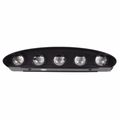 TaffLED Lampu Hias Dinding Outdoor Minimalis Warm White 3000K 10W - RL-B15 - Black — gambar 3