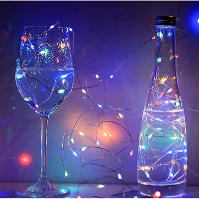 TaffLED Lampu Hias String Lights Tumblr Outdoor 100 LED 3W 10M - X-100 - Multi-Color — gambar 3