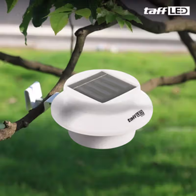 TaffLED Lampu Sorot LED Outdoor Waterproof Solar Cool White 2V 1W - G2281 - White — gambar 3