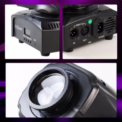 ALiEN Lampu Sorot LED Spotlight 12 Degree 8 Color IP20 220V 60W - ZQ-B147B - Black — gambar 3