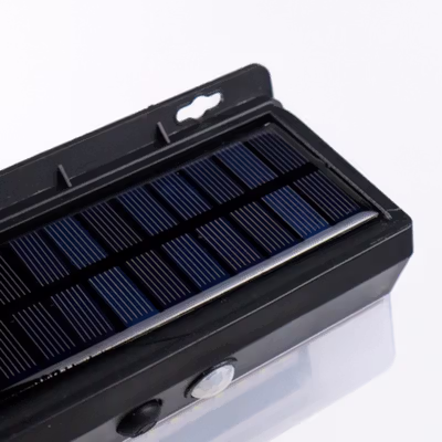 Woopower Lampu Dinding Outdoor Solar Sensor Gerak 206LED 1W Cool White - XF-2026 - Black — gambar 3