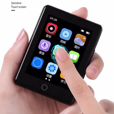 ALianDream MP3 Digital Audio Player Bluetooth 5.0 300mAh 2.5 Inch - M7 - Black — gambar 3