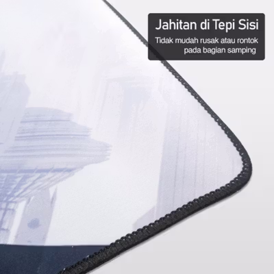 OLEVO Gaming Mouse Pad Anti Slip XL Desk Mat 800x400x2mm - RO72 - No Color — gambar 3