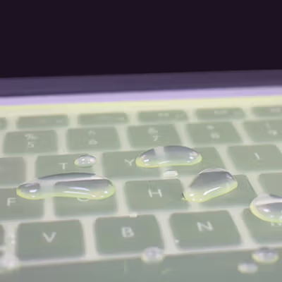 Erilles Silicone Keyboard Cover for Macbook and Windows Laptop 15-17 Inch - H5 - Transparent — gambar 3