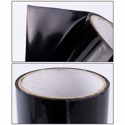 TaffPACK Lakban Anti Bocor Waterproof Leak Repair Tape 10x150cm - 51DB - Black — gambar 3