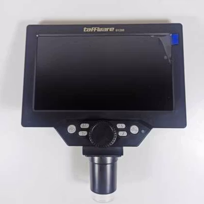 Taffware Mikroskop Digital 12 MP 1200X Monitor 7 Inch Stand and LED - G1200 - Black — gambar 3