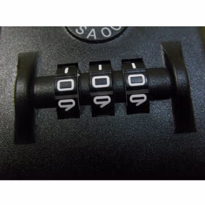 TaffGUARD Travel Luggage Lock Suitcase Belt Tali Koper Gembok TSA PIN - TSA-319 - Black — gambar 3