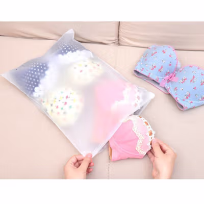 TaffPACK Kantong Travel Serbaguna Pouch Zipper Organizer 1 PCS - CC-003 - No Color — gambar 3