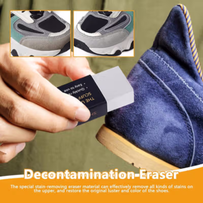 Biset Penghapus Pembersih Sepatu Cleaning Eraser Shoes Sneakers Care - BS001 - Transparent — gambar 3