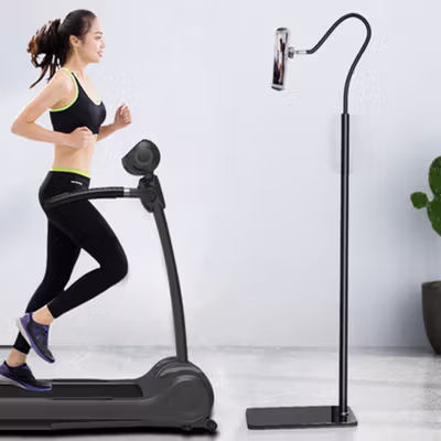 TaffSTUDIO Floor Stand Lazypod Smartphone iPad Tablet Holder 130 cm - GH027 - Black — gambar 3