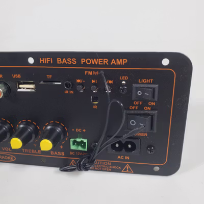 Kejian Amplifier Board Audio Bluetooth 5.0 USB FM Radio TF DIY 100W - D300 - Black — gambar 3